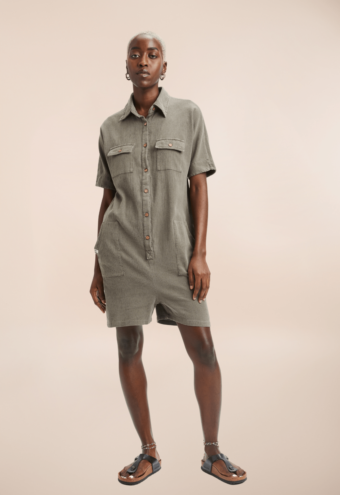 Prayer Romper - Oak & Acorn ~ Only for the Rebelles