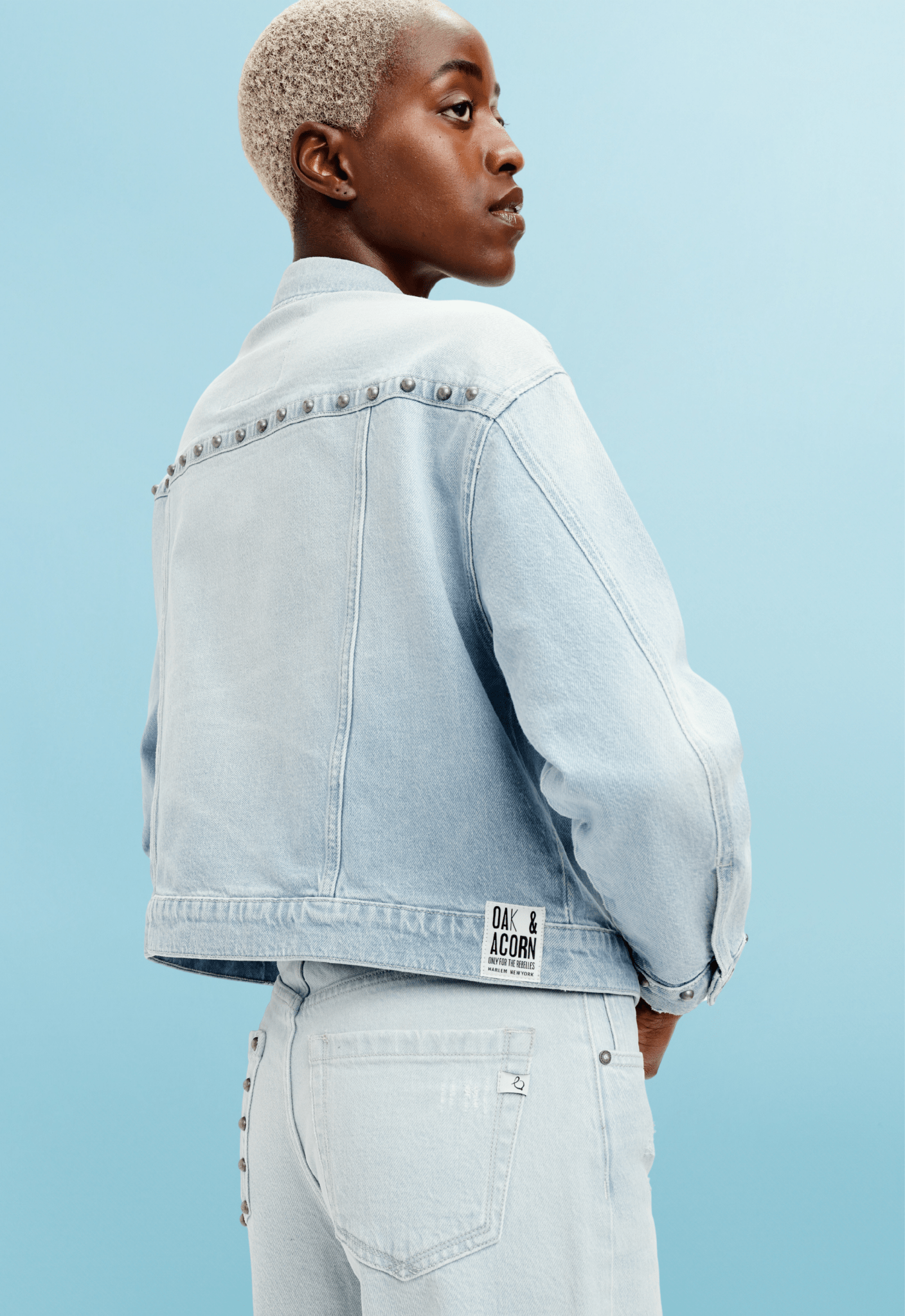 Studded Trucker Jacket - Oak & Acorn ~ Only for the Rebelles