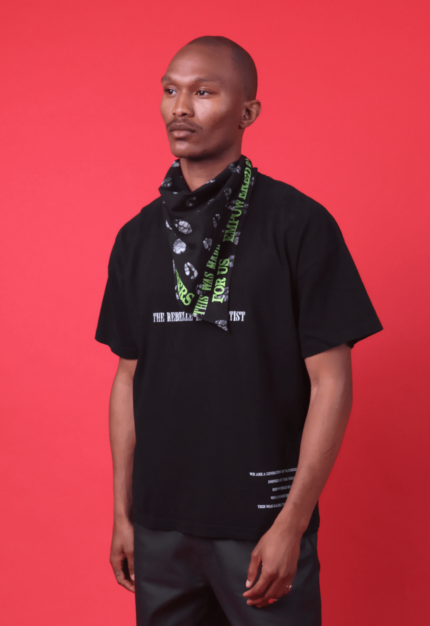 'The Artist Statement' Bandana - Oak & Acorn ~ Only for the Rebelles